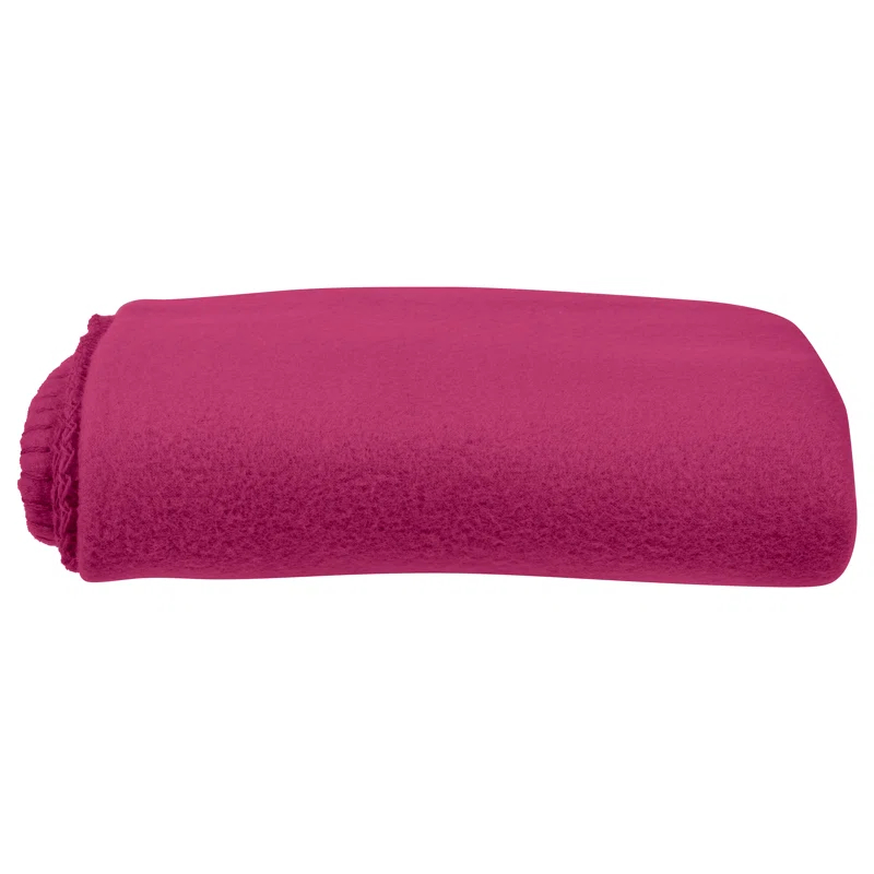 Imperial Home Cozy Comfort 50 x 60 Inch Cozy Fleece Throw Blanket