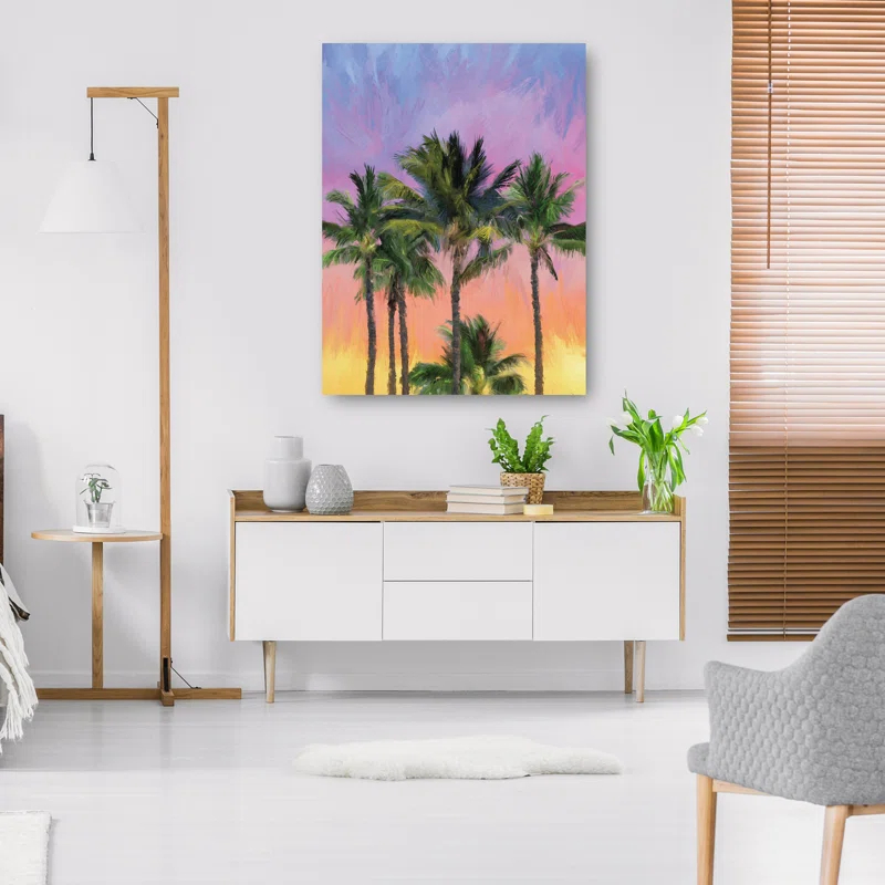 Bay Isle Home™ Sorbet Sunset by Studio Arts Canvas Art Print