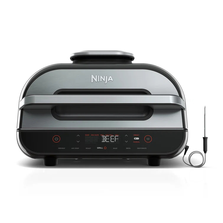 Ninja Ninja Foodi Smart XL 6-in-1 Indoor Grill with 4-qt Air Fryer, Roast, Bake, Broil, & Dehydrate