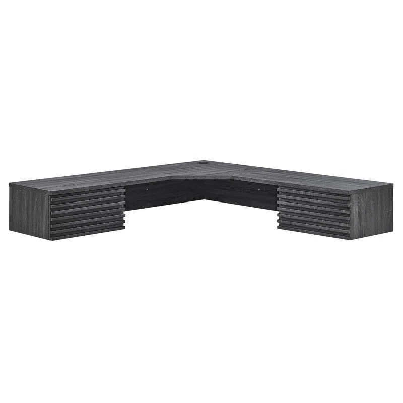 Modway Render Wall Mount Corner Office Desk
