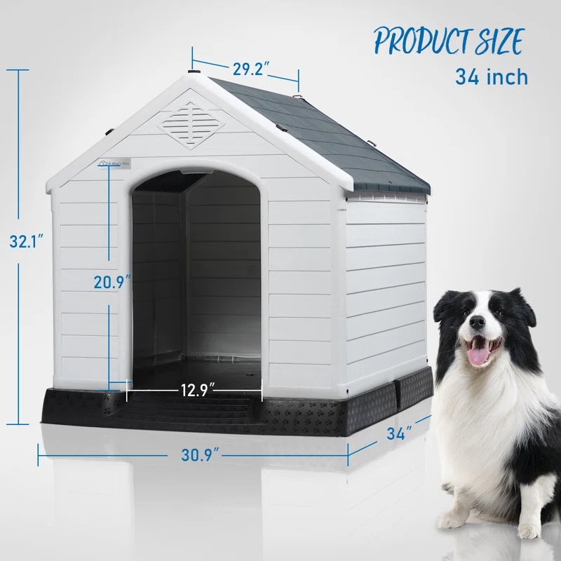Aunyae Plastic Dog House