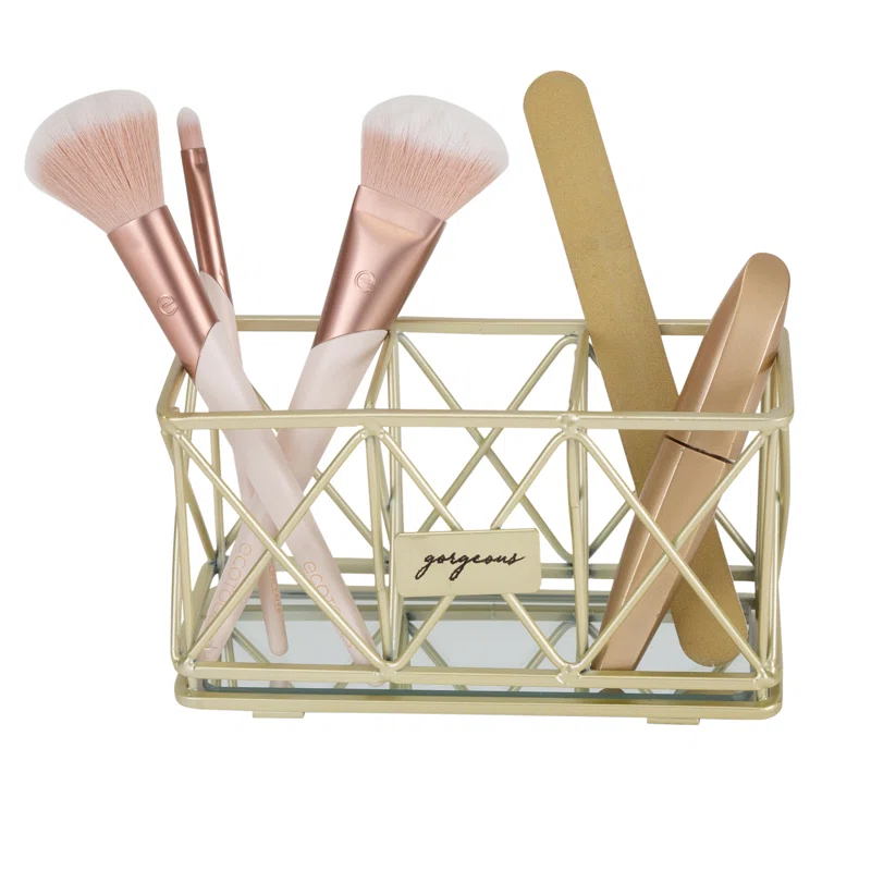 Home Details Metal Makeup Organizer