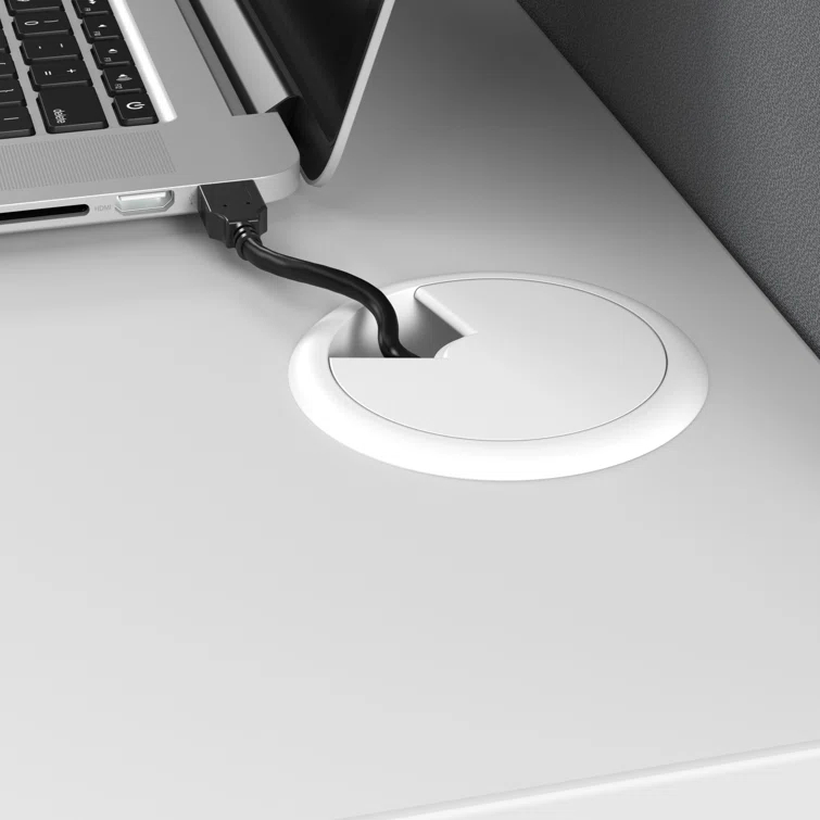 Bush Business Furniture Easy Office Rectangle 1 Person Cubicle with Cable Management