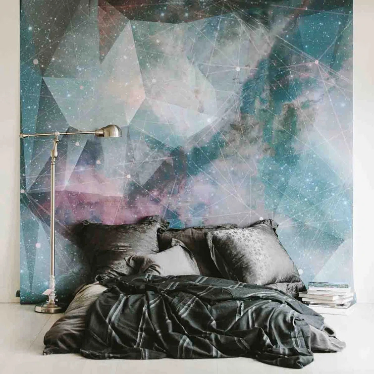 Self-Adhesive Vinyl Constellation Mural Wallpaper