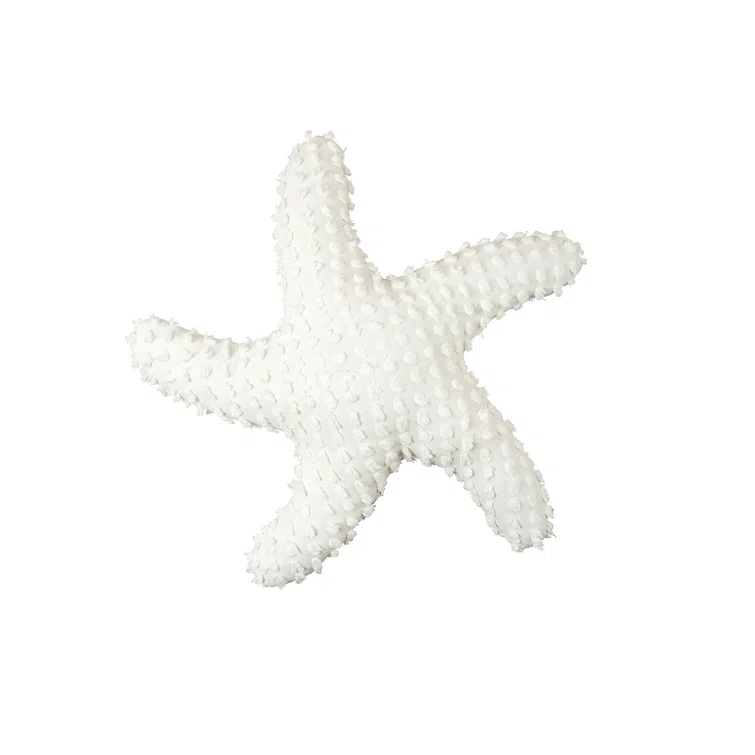 C&F Home 25" Starfish Shaped Coastal Accent Throw Pillow Decor Decoration 25.0 in.