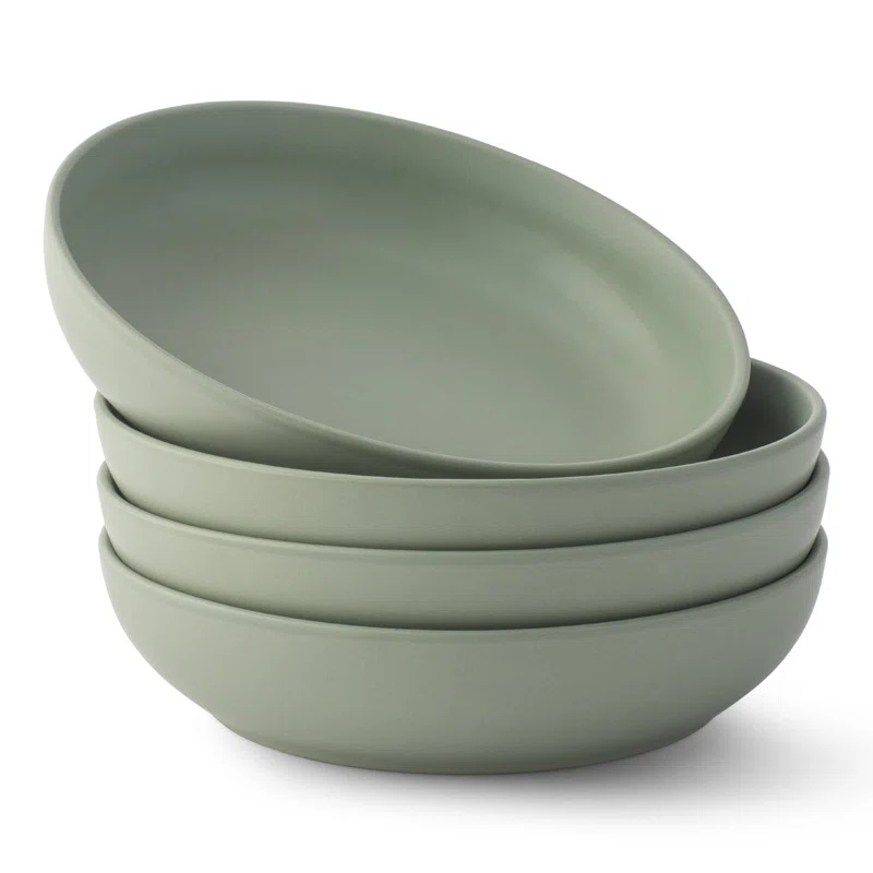 JoyJolt JoyJolt Mesa 4pc Stoneware Pasta Bowl set, 40oz (Set of 4)