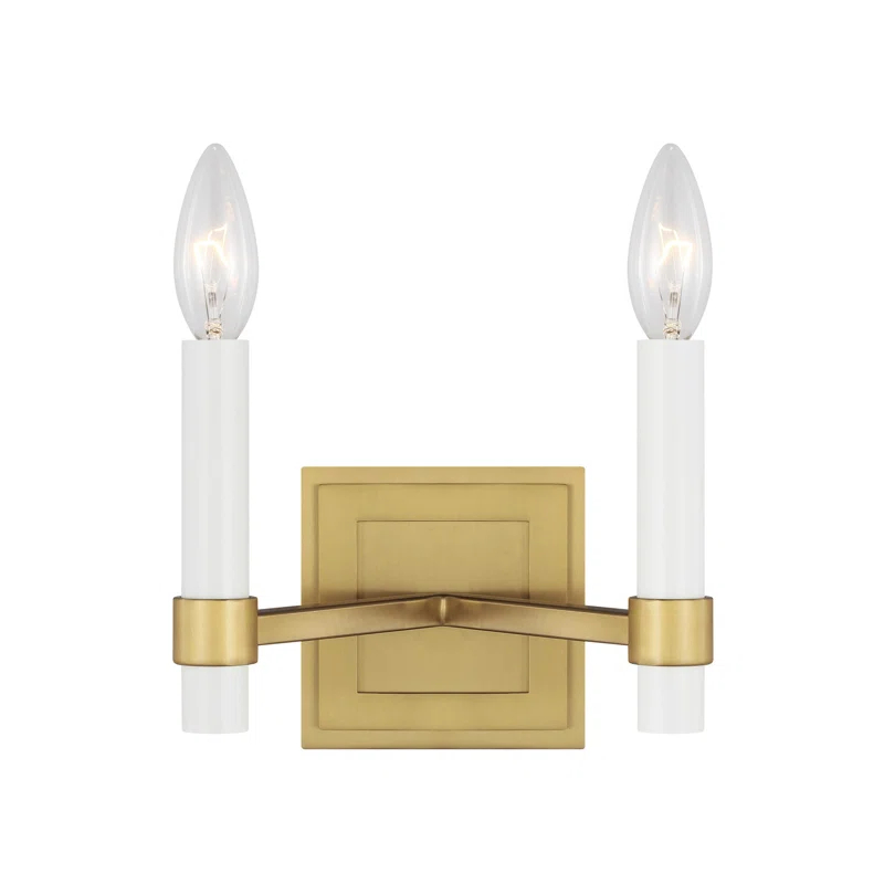 Annabel Steel Candle Wall Light