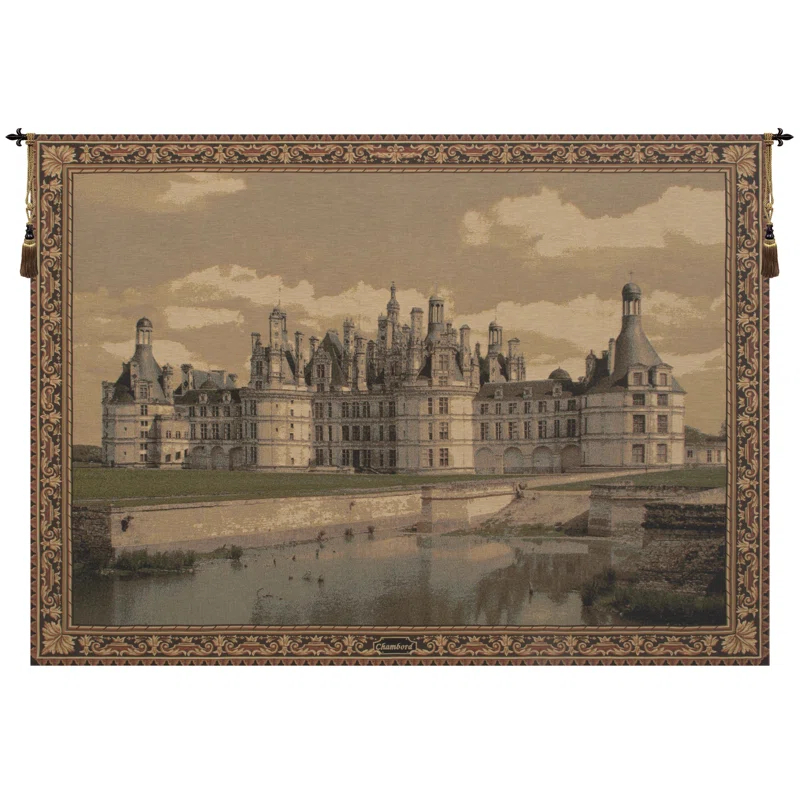 Charlotte Home Furnishings Chambord Loom Woven Cotton Blend Wall Hanging