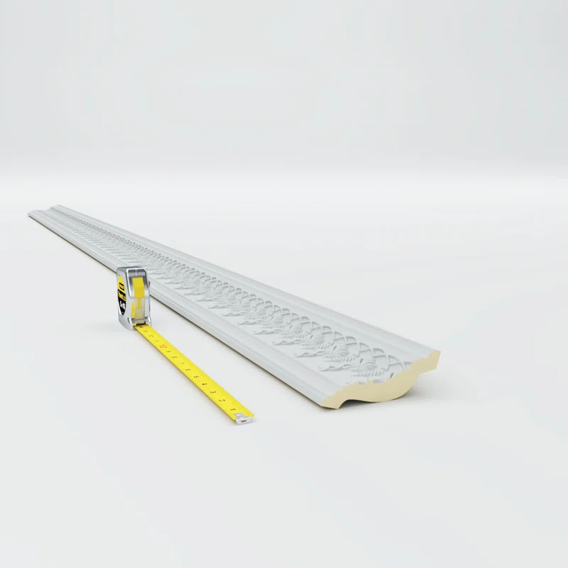 Ekena Millwork 4 1/4"H x 2 3/4"P x 5"F x 94 1/2"L Scott Crown Moulding