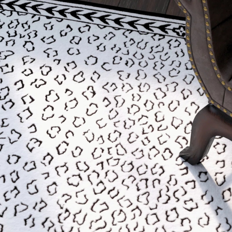 Martha Stewart Rugs Chelsea Hand Hooked Wool Animal Print Rug