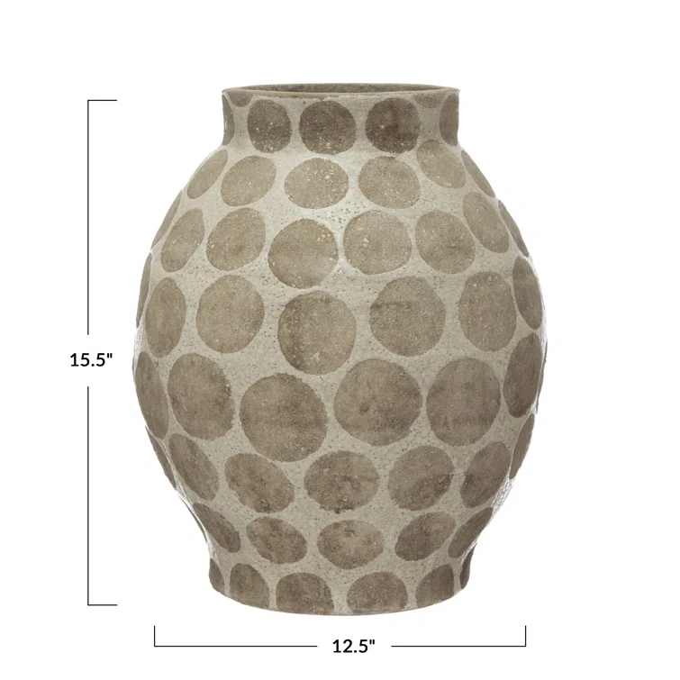 Bernel 15.5'' Terracotta Table Vase