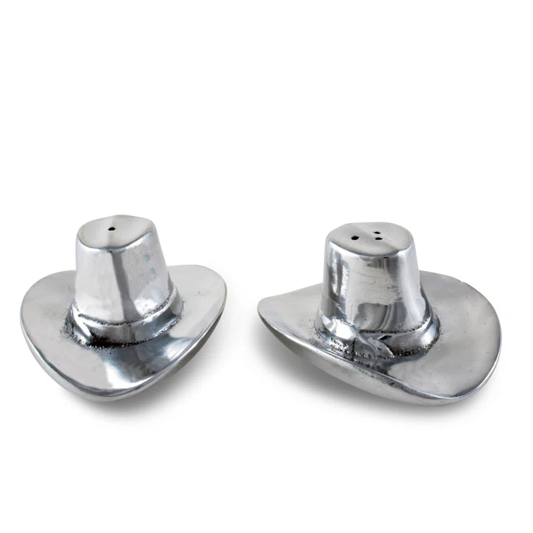 Arthur Court Designs Arthur Court Designs Western Cowboy Hat 2 Piece Salt and Pepper Set
