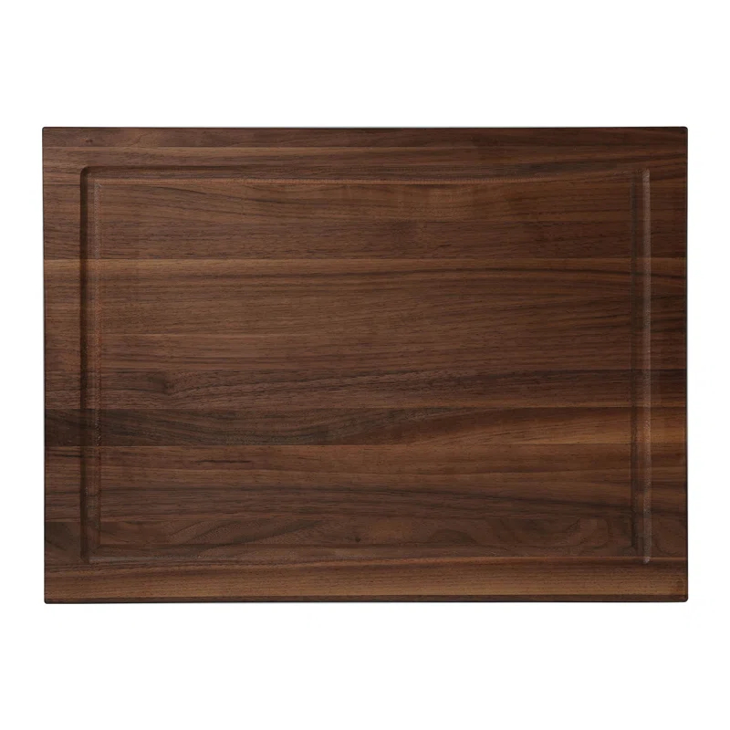 CONSDAN CONSDAN Cutting Board, Prefinished Butcher Block Cutting Board Solid Walnut Edge Grain Cutting Board