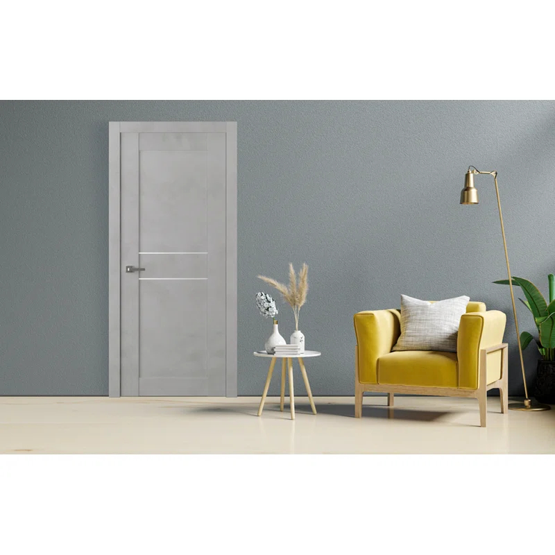 Belldinni Paneled Wood and Metal Standard Door | Wayfair