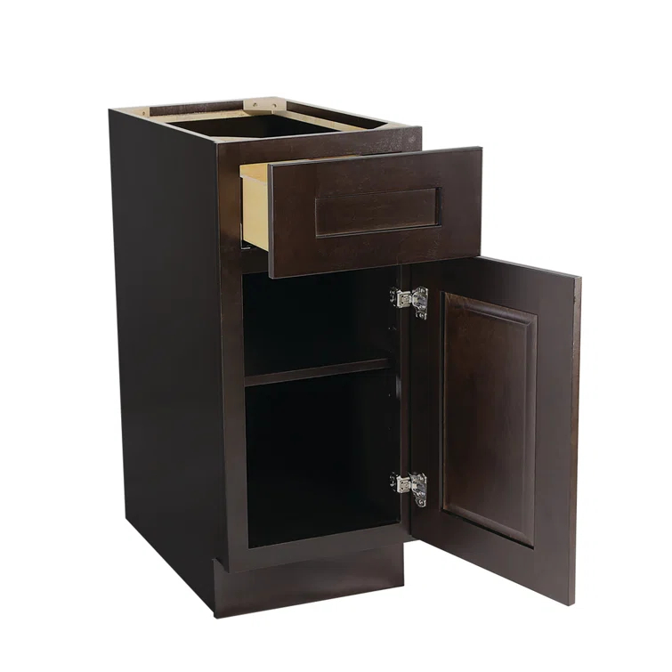 Design House Brookings Unassembled (Ready-to-Assemble) Shaker Base Kitchen Cabinet B12 34.5" H, Espresso