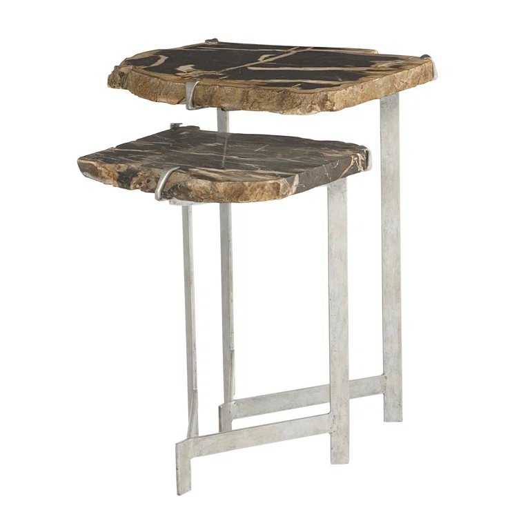 Bernhardt Ardelle Solid Wood Top Nesting Tables