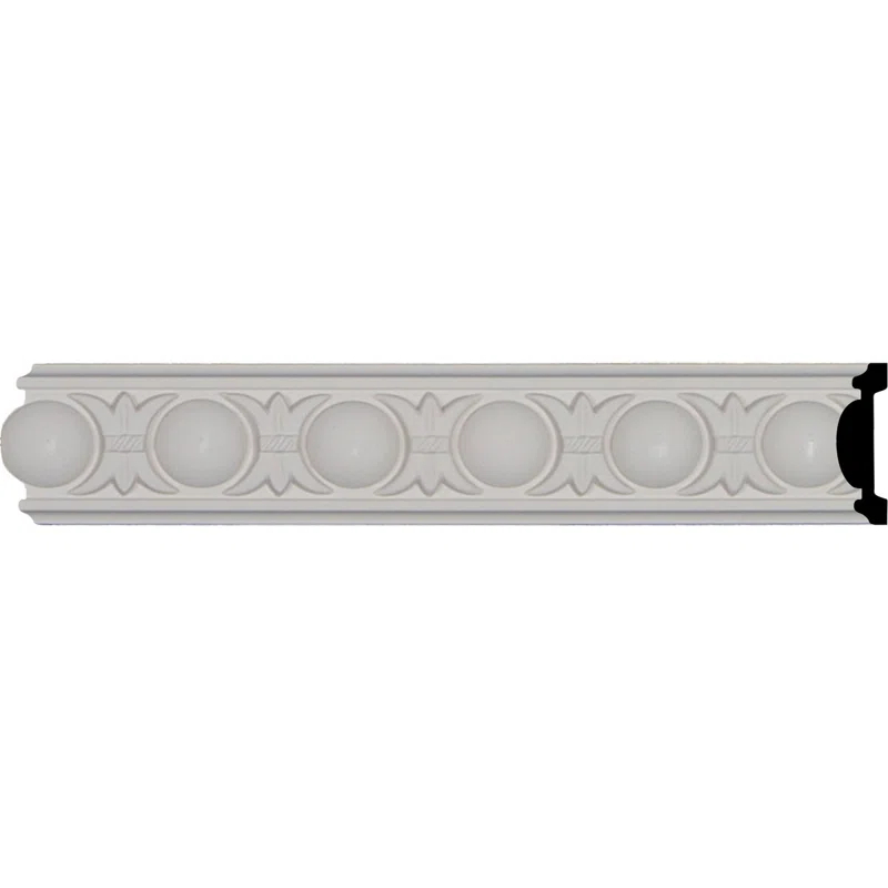 Ekena Millwork 2"H x 5/8"P x 94 1/2"L, (1 5/8" Repeat), Raymond Egg and Dart Panel Moulding