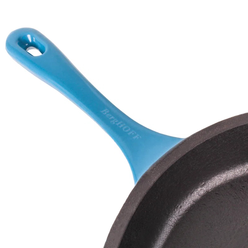 BergHOFF BergHOFF Neo 5Pc Cast Iron Set: 5Qt and 8Qt Covered Dutch Ovens and 10" Fry Pan