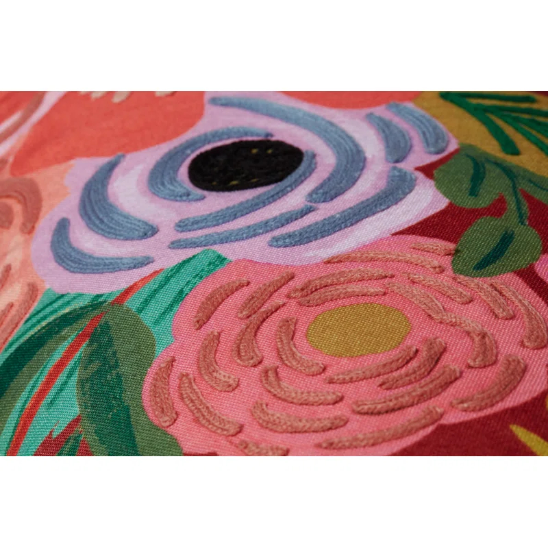 Rifle Paper Co. X Loloi Garden Party Rust Pillow