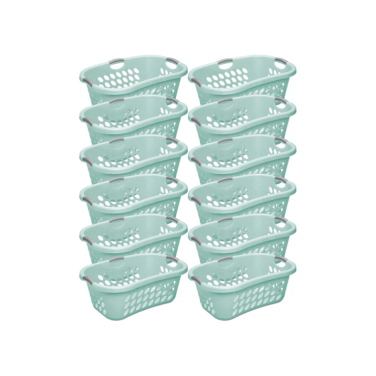 Sterilite Storage Laundry Basket (Set of 12)