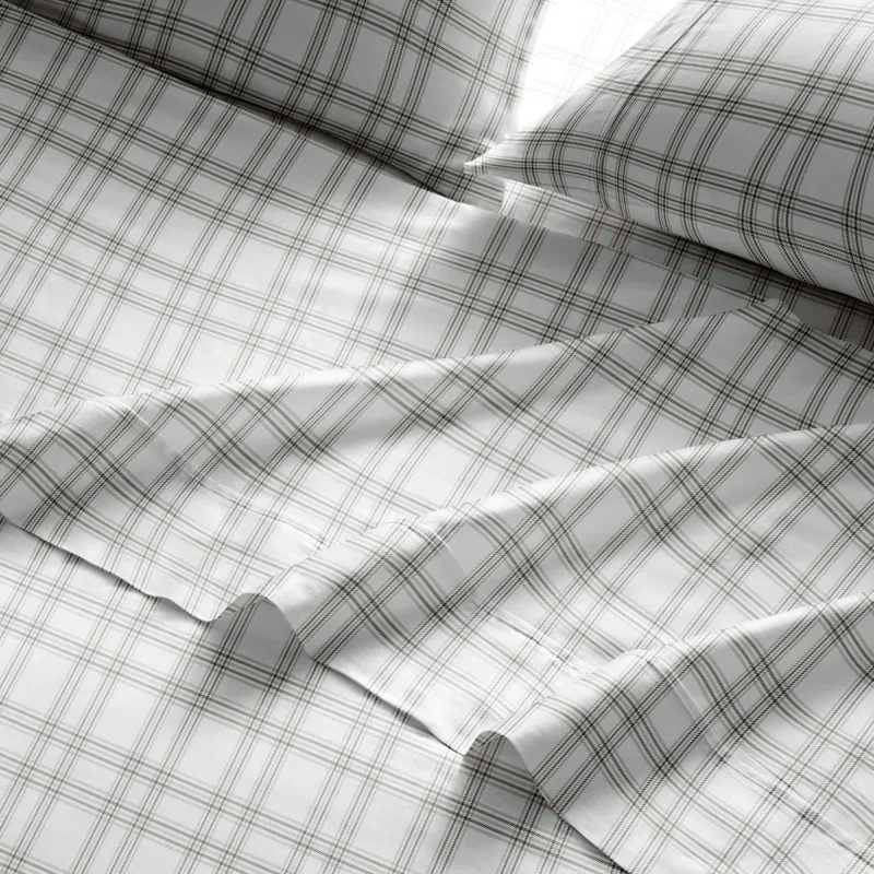 Percale Plaid Sheet Set
