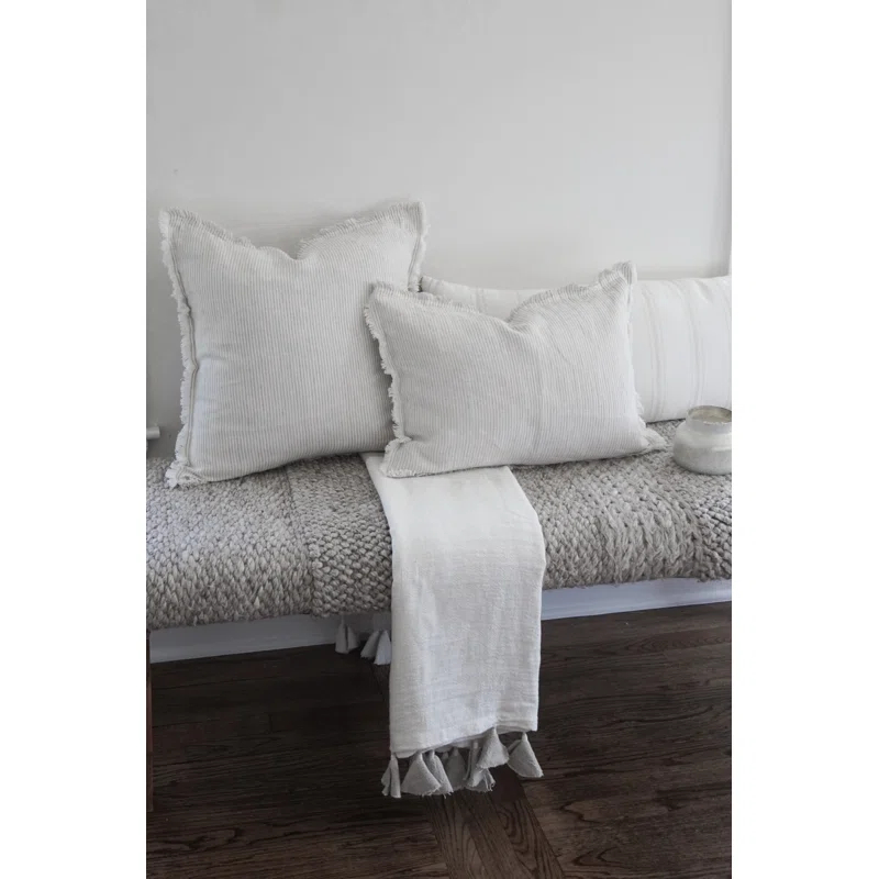 Anaya Fringed Throw Pillow