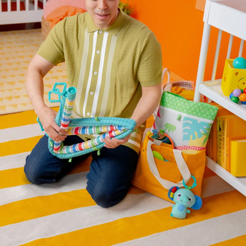 Bright Starts Wild Wiggles FoldAway Activity Gym