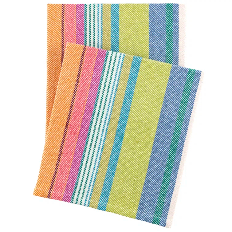 Dash and Albert Rugs Mellie Stripe Woven Cotton Throw & Reviews | Perigold