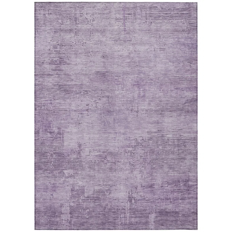 Machine Washable Indoor/Outdoor Claudian ACN1650 Lavender Rug