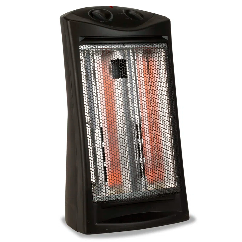 BLACK+DECKER Quartz 1500 Watt Electric Infrared Tower Heater with Manual Control