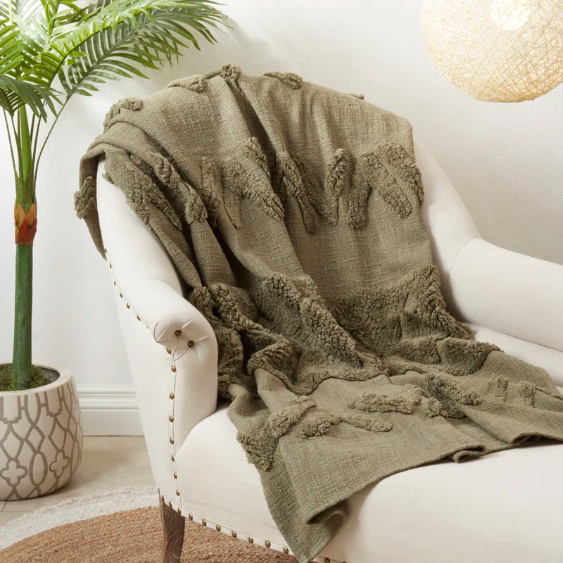 Saro Sevan Collection Throw Blanket