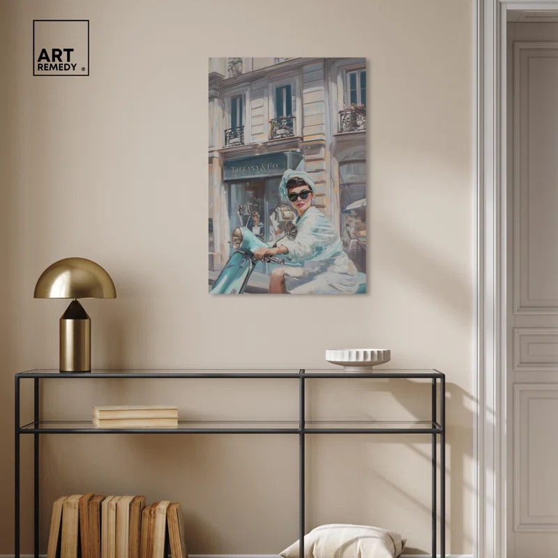 Art Remedy Holiday by the Store Canvas Coquette Trendy Art by Art Remedy