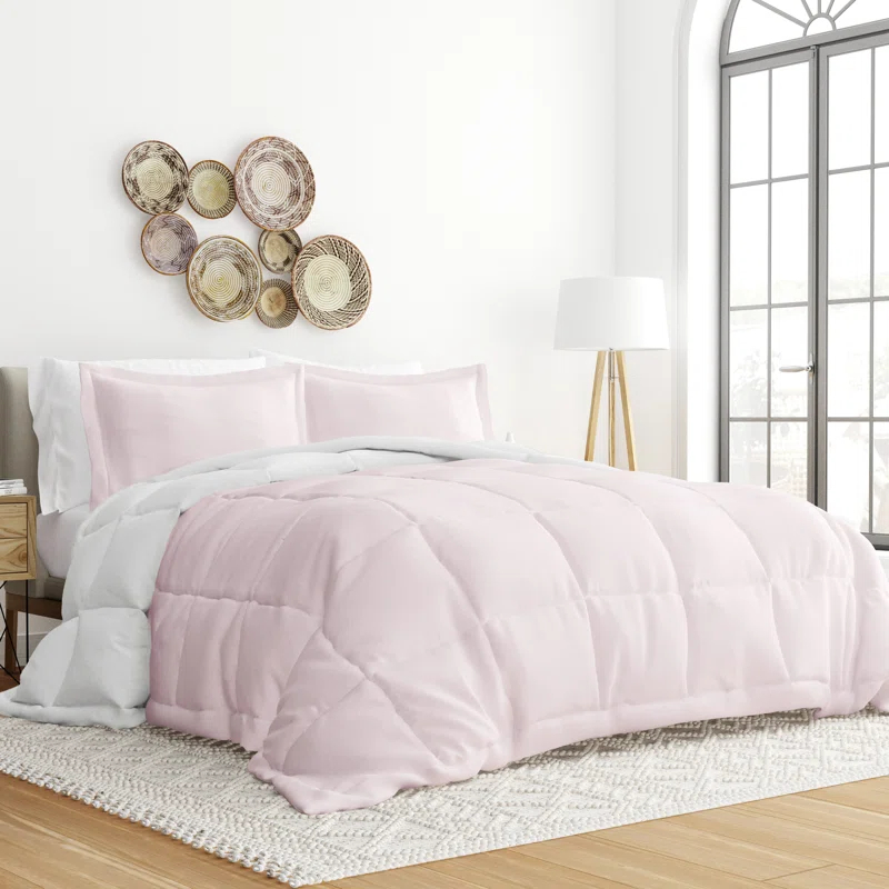 Becky Cameron Reversible Down-Alternative Comforter Bedding Set