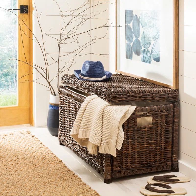 happimess Wicker Trunk