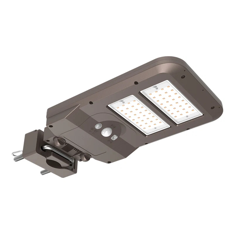 1 - Head LED Solar Powered Dusk to Dawn Outdoor Security Flood Light with Motion Sensor