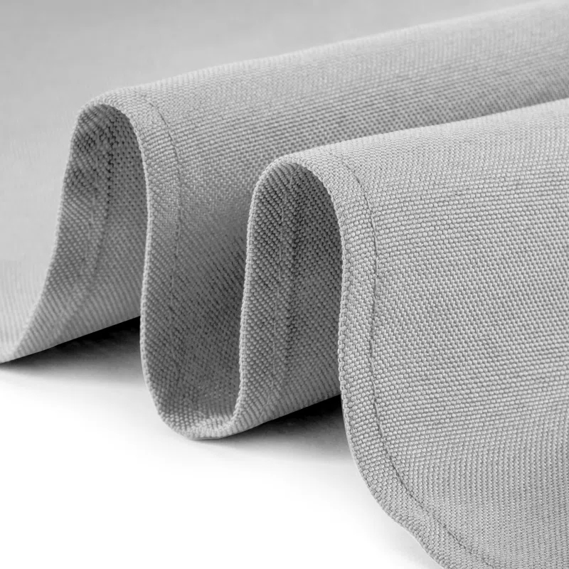 Lann's Linens Solid Color Rectangular Tablecloth (Set of 10)