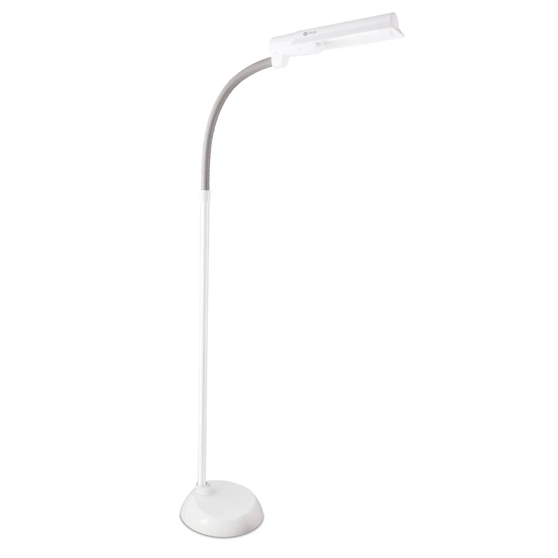 OttLite 13 Watt WingShade Floor Lamp - Living Room, Office, Bedroom Home Décor & Reviews | Wayfair