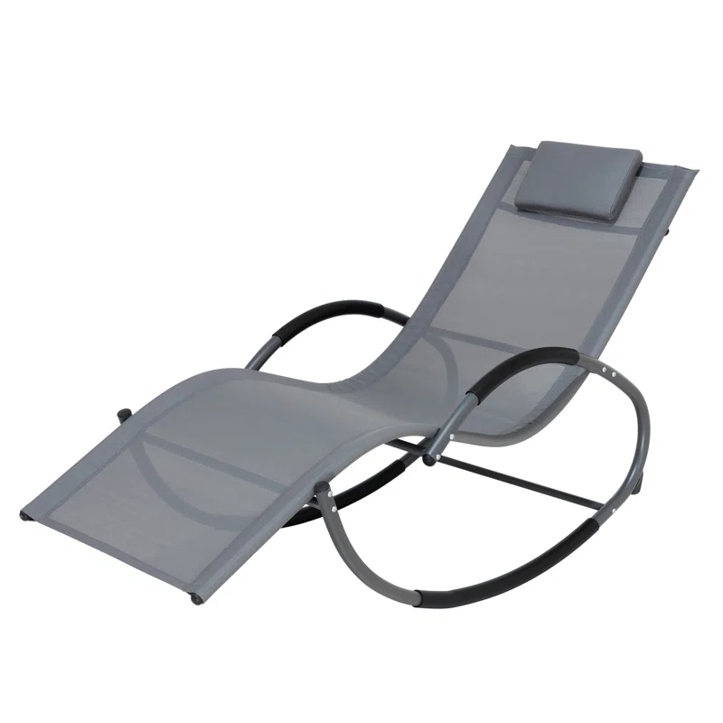 Deko Living Outdoor Metal Chaise Lounge | Wayfair