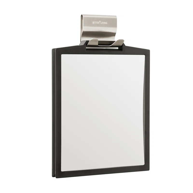 Better Living Products DOPPIO Double Sided Magnifying Shower Mirror