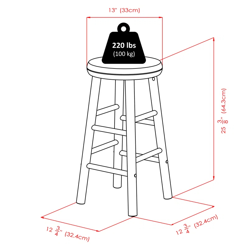 Winsome Swivel Solid Wood Counter Stool (Set of 2)