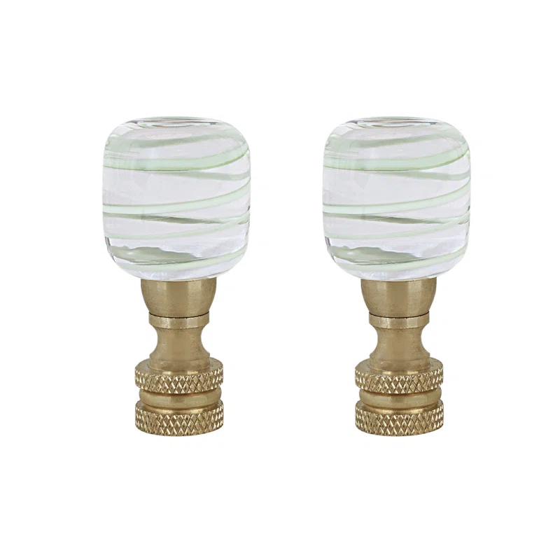 Aspen Creative Corporation 24024-12 Lamp Finial (Set of 2)