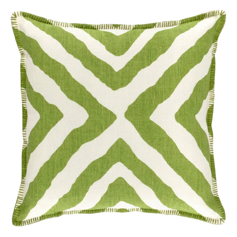 Pine Cone Hill Henri Ikat Linen Reversible Pillow Cover