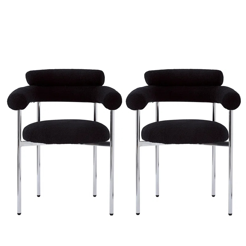 Christopher Knight Home Rylan Upholstered Armchair Dining Chairs