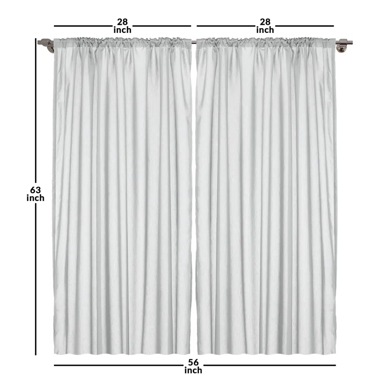 Ambesonne Hawaii Exotic Summer Blooming Semi-Sheer Rod Pocket Sliding Panels | Wayfair