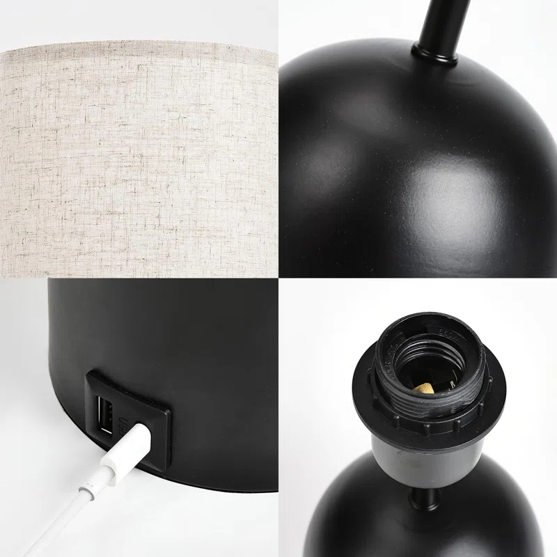 Latitude Run® Touch Control Table Lamps Set Of 2 Dimmable Lamps For Nightstand Bedside Bedroom | Wayfair