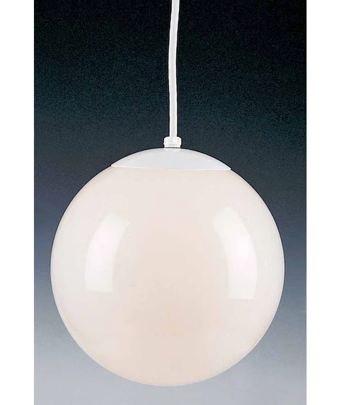 Volume Lighting 1-Light Globe Pendant with White Opal Glass