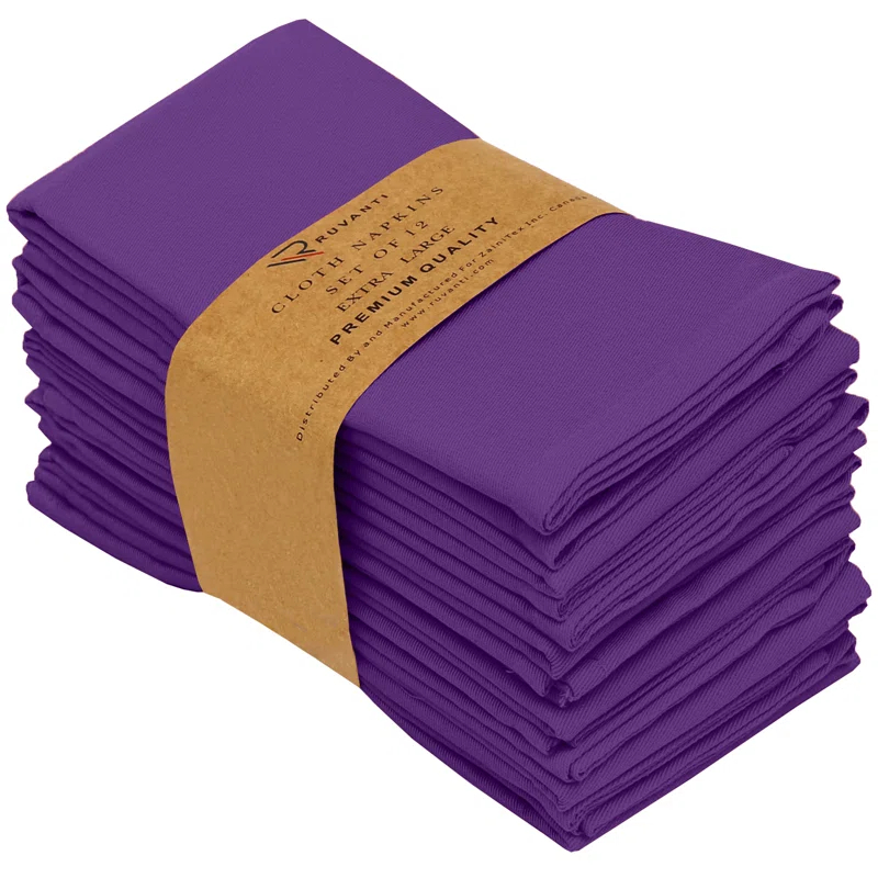 Ruvanti Poly Cotton Enrich Twill Cloth Napkins & Reviews | Wayfair