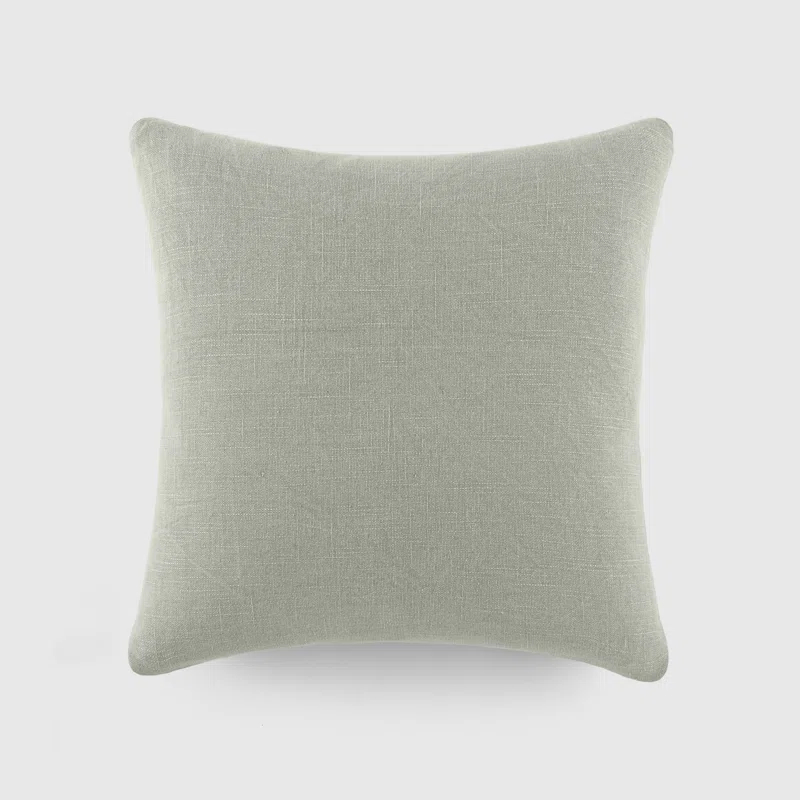 Solid Cotton Throw Pillow