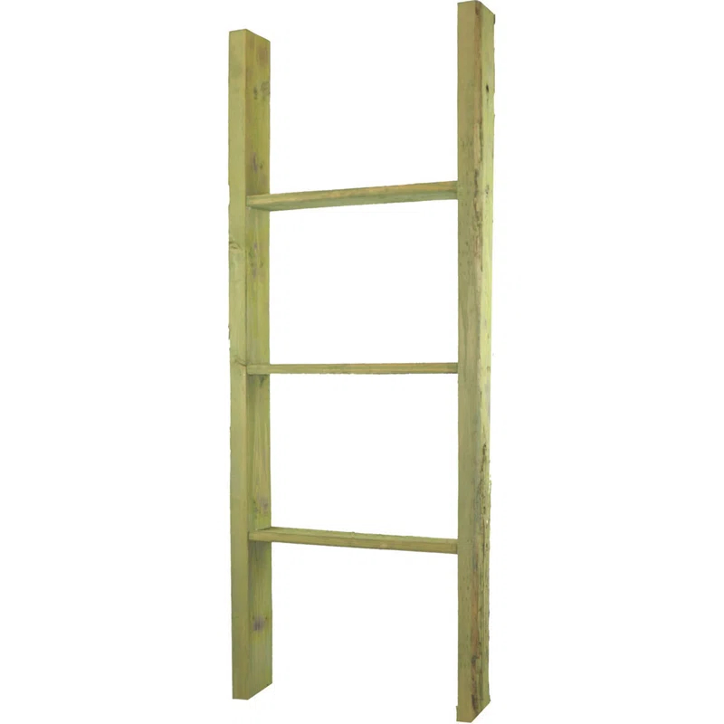 Ekena Millwork Vintage Farmhouse Rung Decorative Ladder