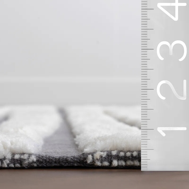 Frenshe Interiors x Rugs USA Frenshe Interiors x Rugs USA Studio Striped New Zealand Wool Area Rug